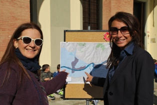 Il Vicesindaco di Firenze Cristina Giachi e il Segretario dell'Autorità di bacino del fiume Arno Gaia Checcucci